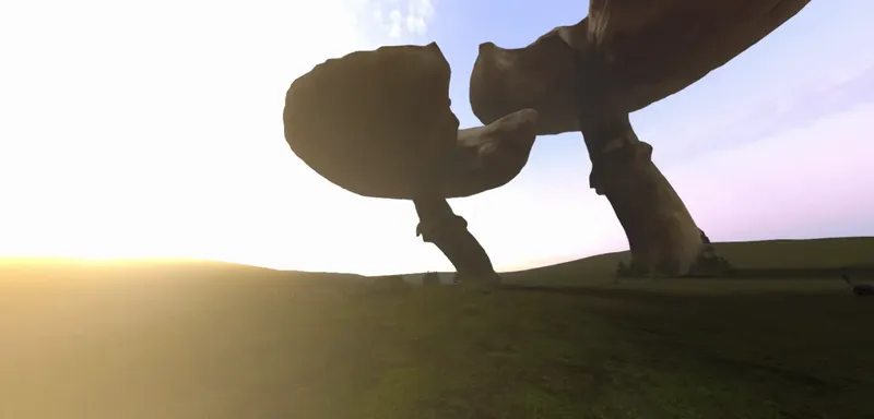Screenshot of the virtual experience of Fragments of Fungi. Made at the Multisensory Experience Lab in Copenhagen