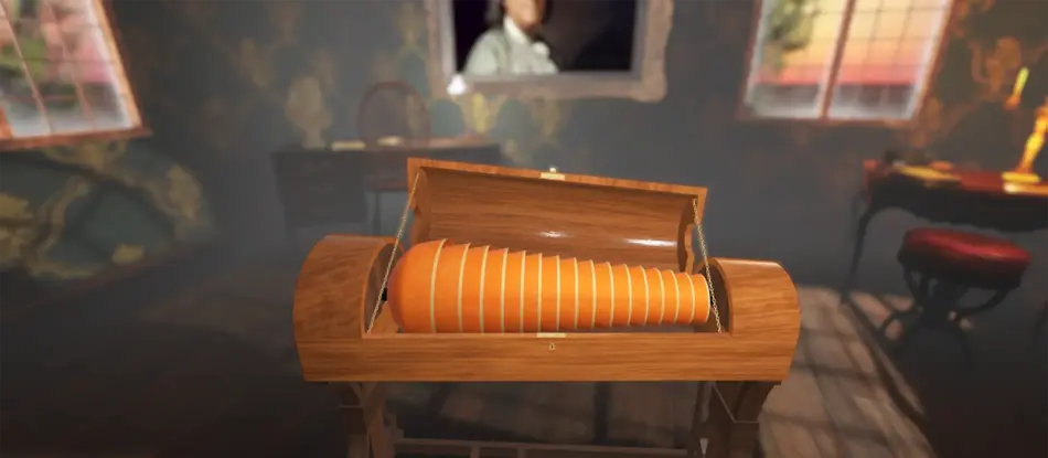 Screenshot of the virtual glass harmonica made for Musikmuseet in Copenhagen